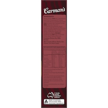 Carman's Muesli Bars Dark Choc, Cherry & Coconut 6 pack