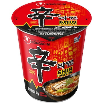 Nong Shim Shin Cup Noodle Soup 68g