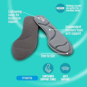 Footcare Memory Foam Insole Men Pair each