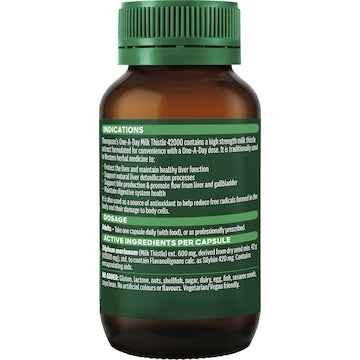 Thompsons One A Day Milk Thistle 42000 Liver Health 60 pack
