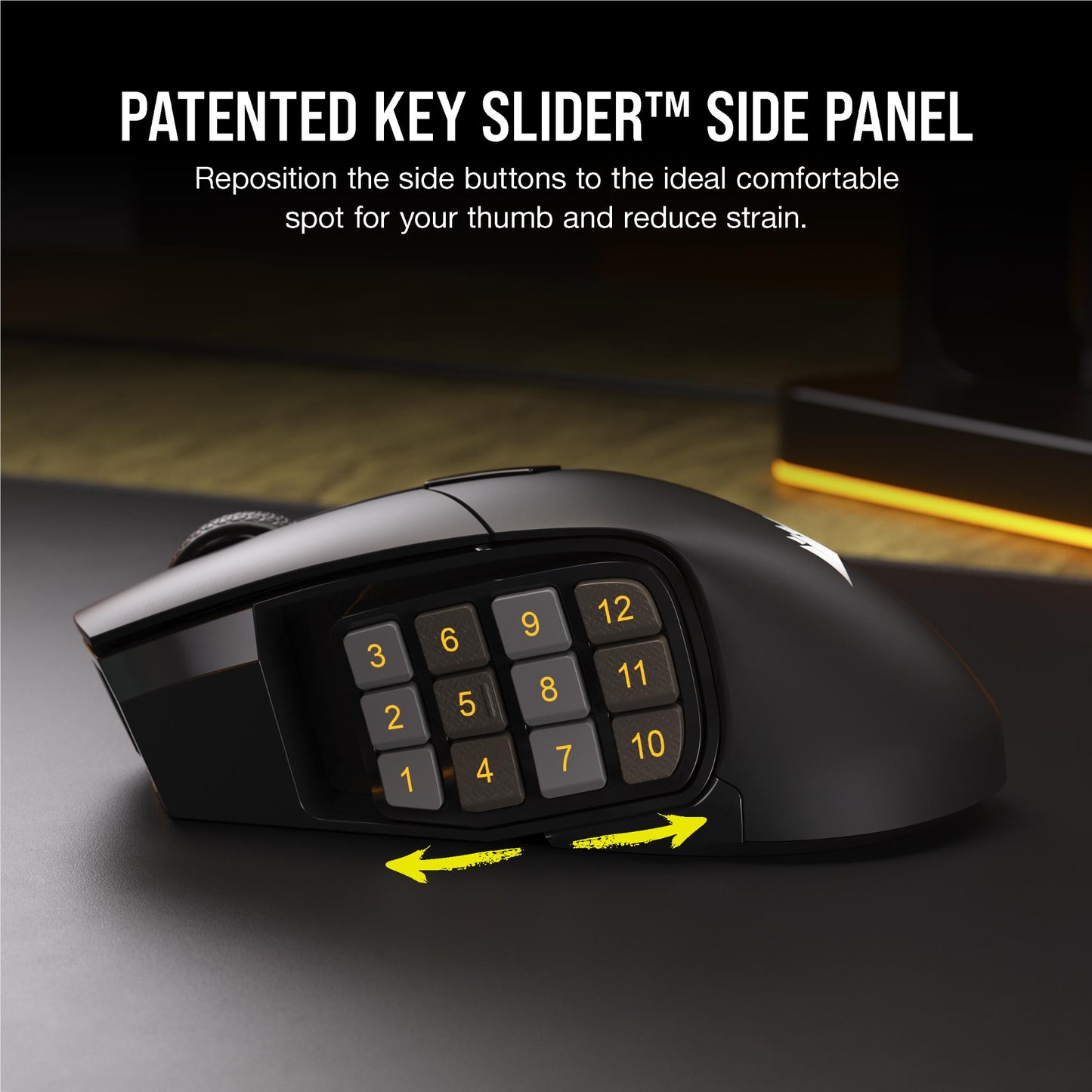 Corsair SCIMITAR ELITE RGB Wireless Gaming Mouse (Black)