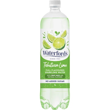 Waterfords Sparkling Water Tahitian Lime 1L