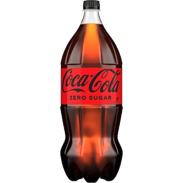 Coca-Cola Zero Sugar Soft Drink Bottle 2L