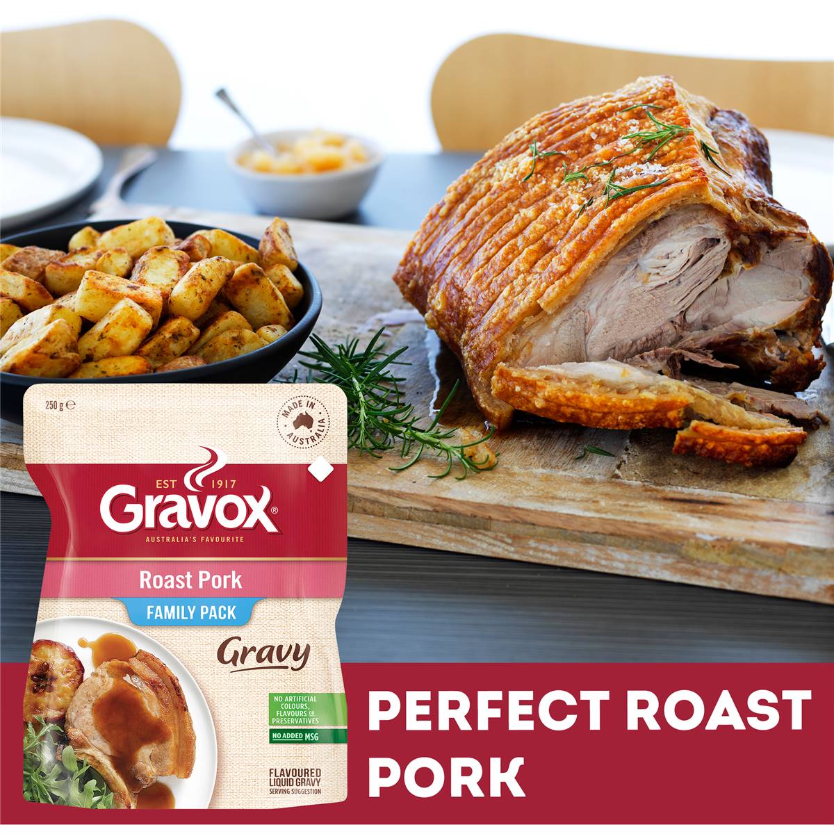 Gravox Roast Pork Family Pack Liquid Gravy Pouch 250g