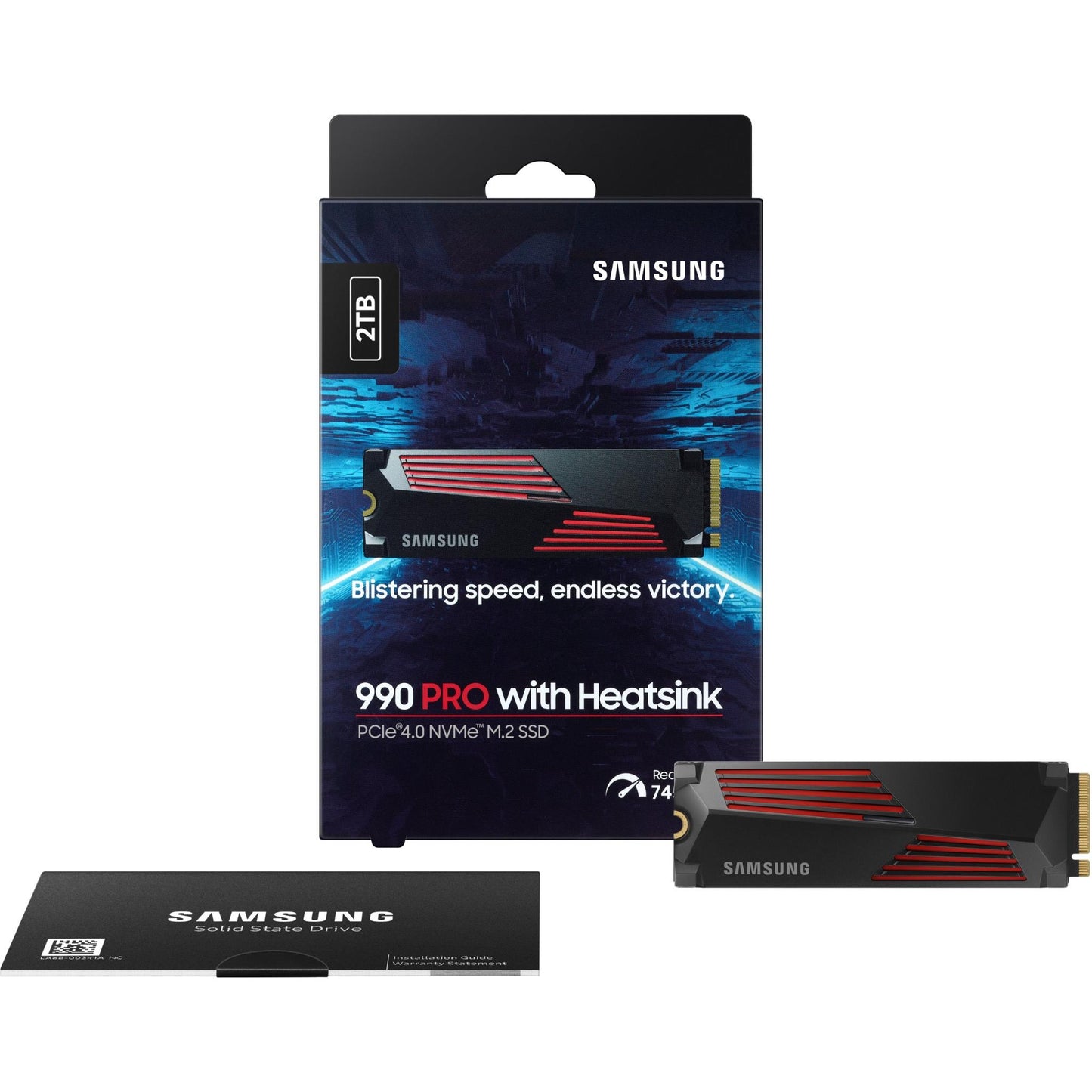 Samsung 990 PRO 2TB NVME SSD Heatsink