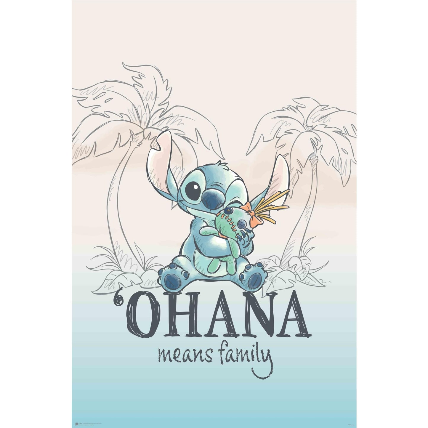 Lilo & Stitch - Ohana Poster