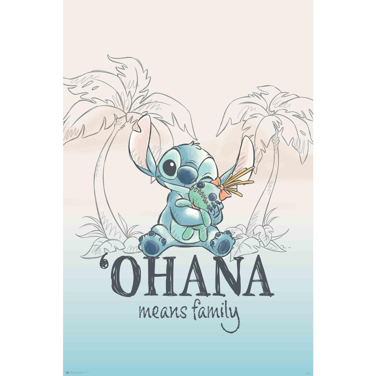 Lilo & Stitch - Ohana Poster