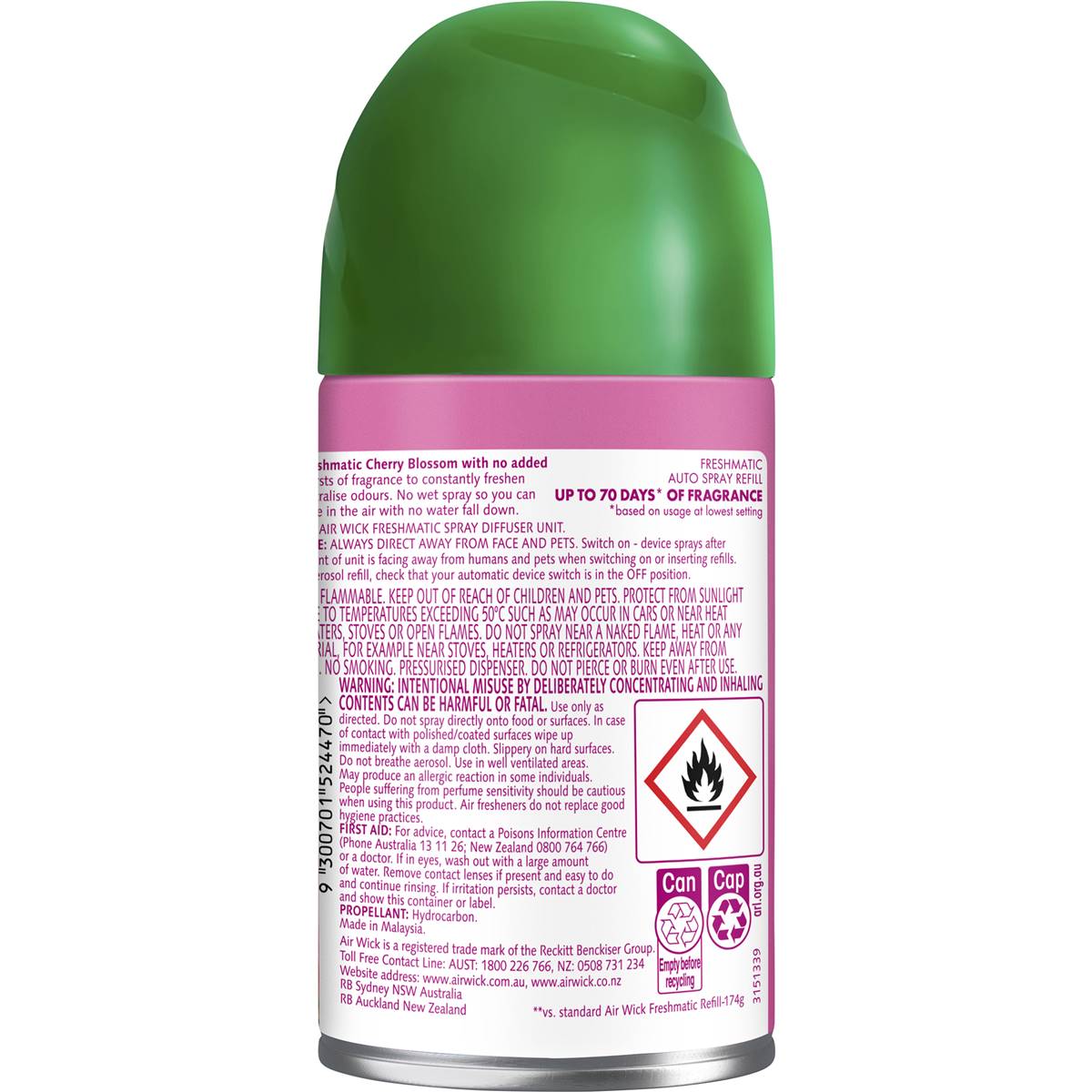 Air Wick Pure Freshmatic Cherry Blossom Air Freshener Refill 157g