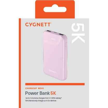 Cygnett ChargeUp Move Gen2 5K Power Bank (Pink)