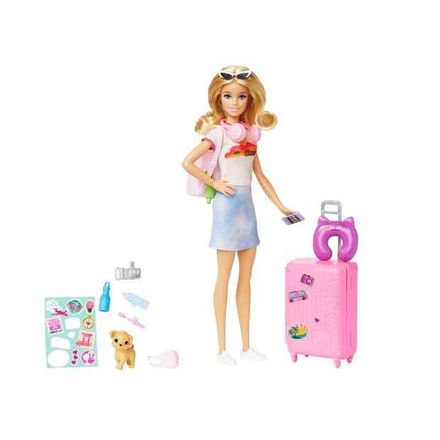 Barbie Doll And Accessories Travel Set