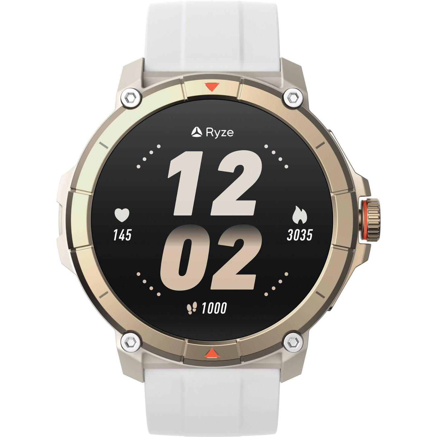 Ryze Trek Smart Watch GPS (Sand/White)
