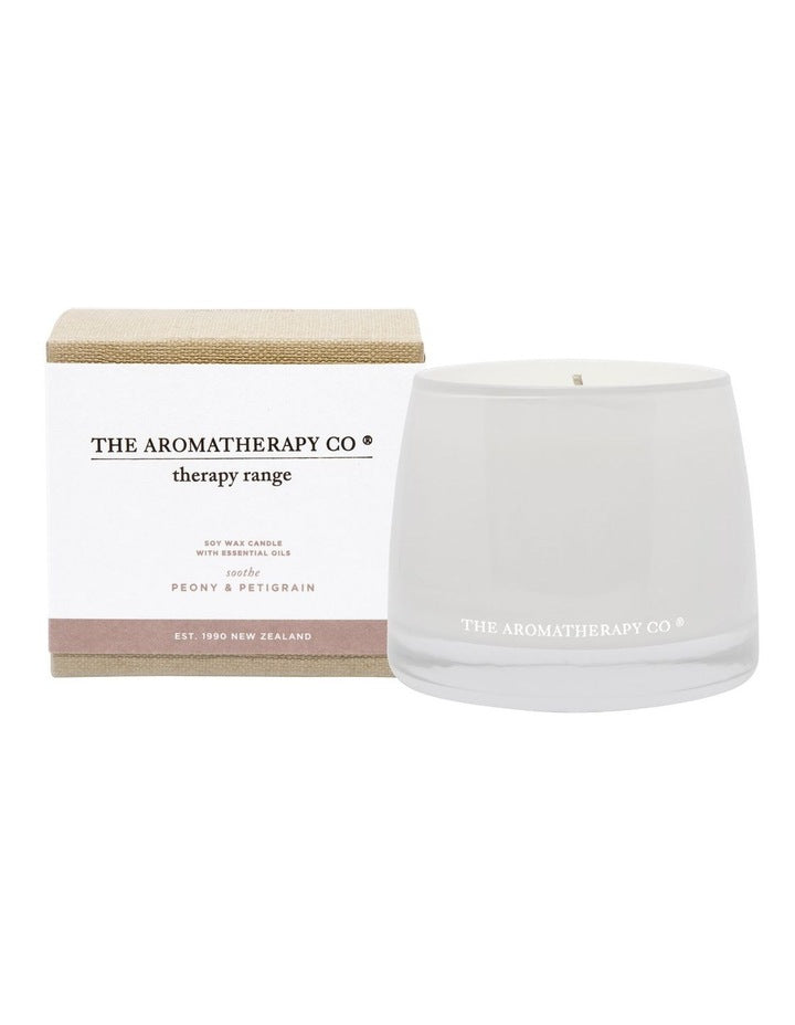 Therapy Soothe Peony & Petigrain Candle