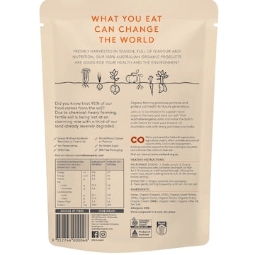 Australian Organic Food Co. Pumpkin & Sweet Potato Soup Pouch 330g