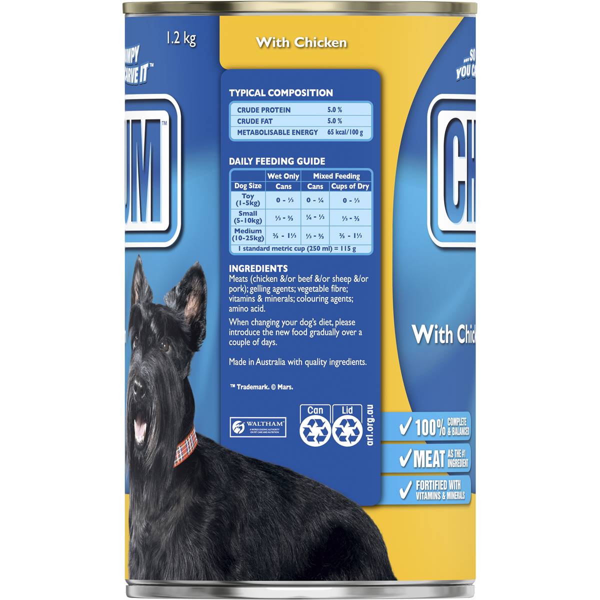 Chum Dog Food Chicken 1.2kg