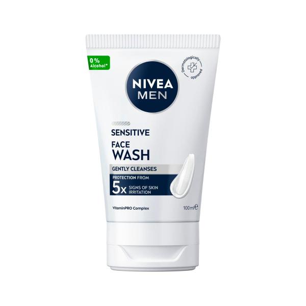 NIVEA MEN SENSITIVE FACE WASH 100ML