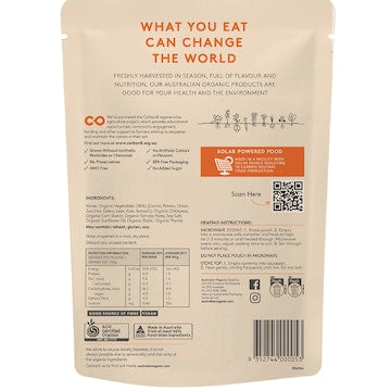 Australian Organic Food Co. 8 Vegetable Minestrone Soup Pouch 330g