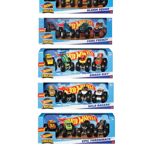 Hot Wheels Monster Trucks 4-Pack - Assorted