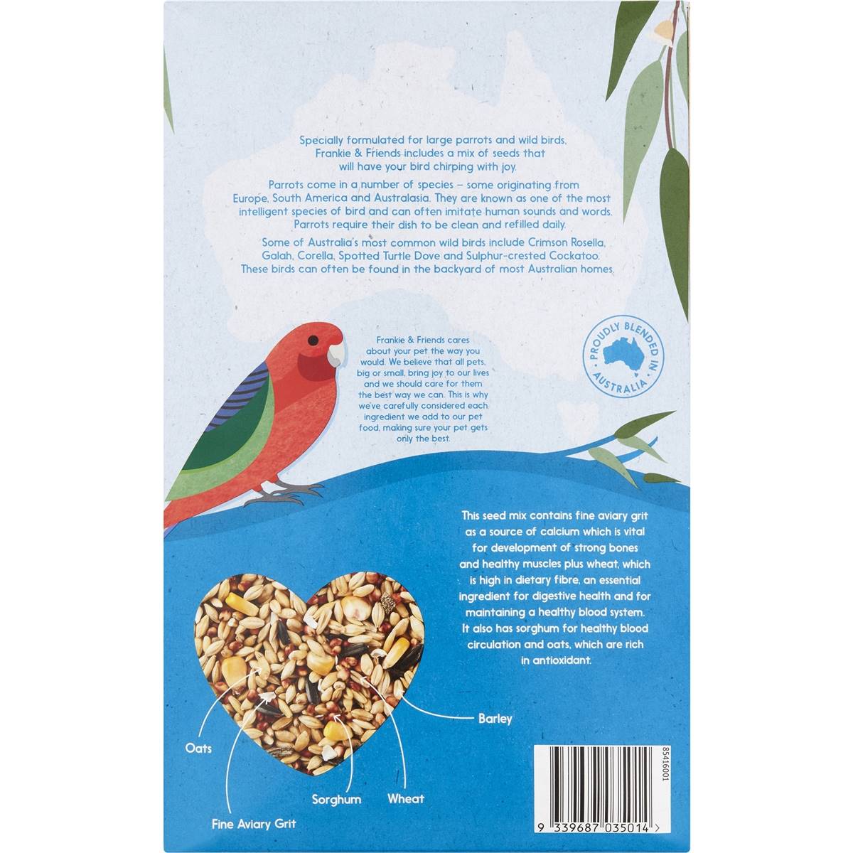 Frankie & Friends Large Parrot & Wildbird Bird Seed Mix 2kg
