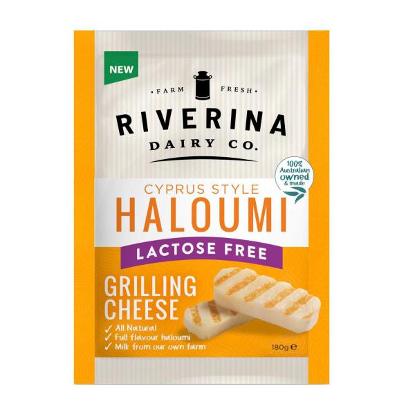 RIVERINA HALOUMI LACTOSE FREE 180G