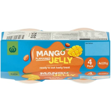 Woolworths Mango Jelly 4 pack