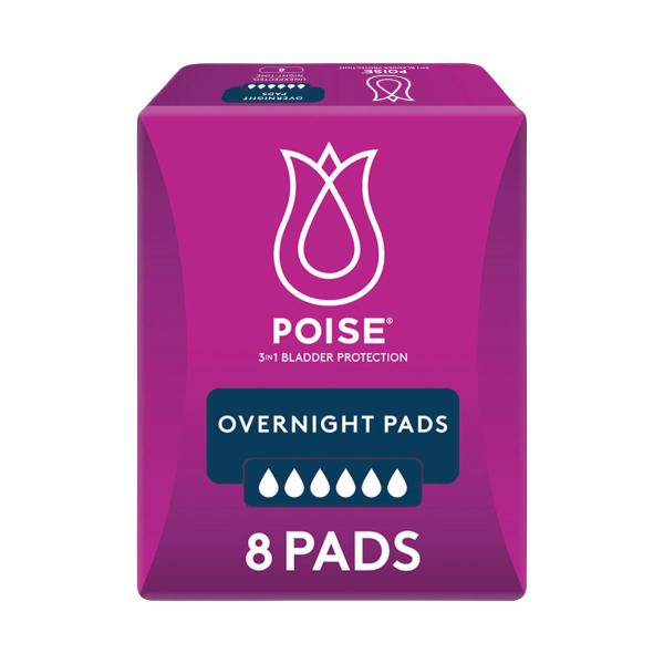 POISE OVERNIGHT PADS