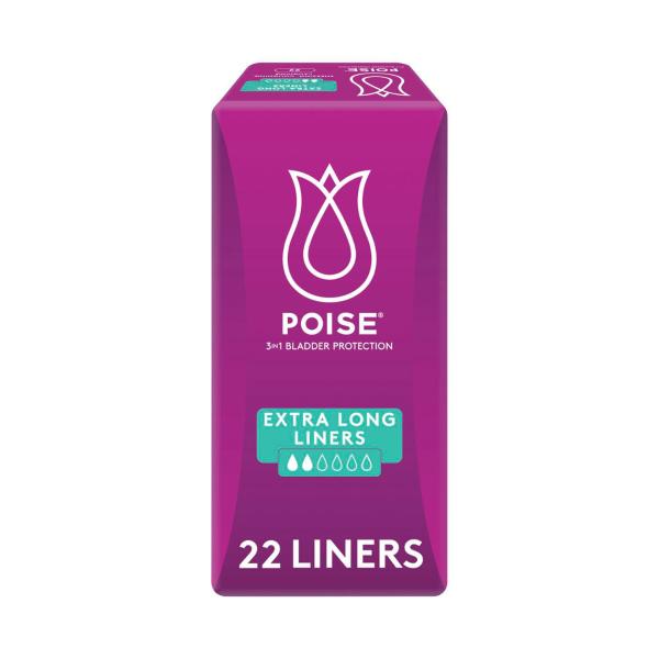 POISE LINERS EXTRA LONG