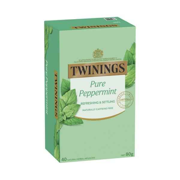 Pure Peppermint Herbal Infusions Tea Bags 40 pack