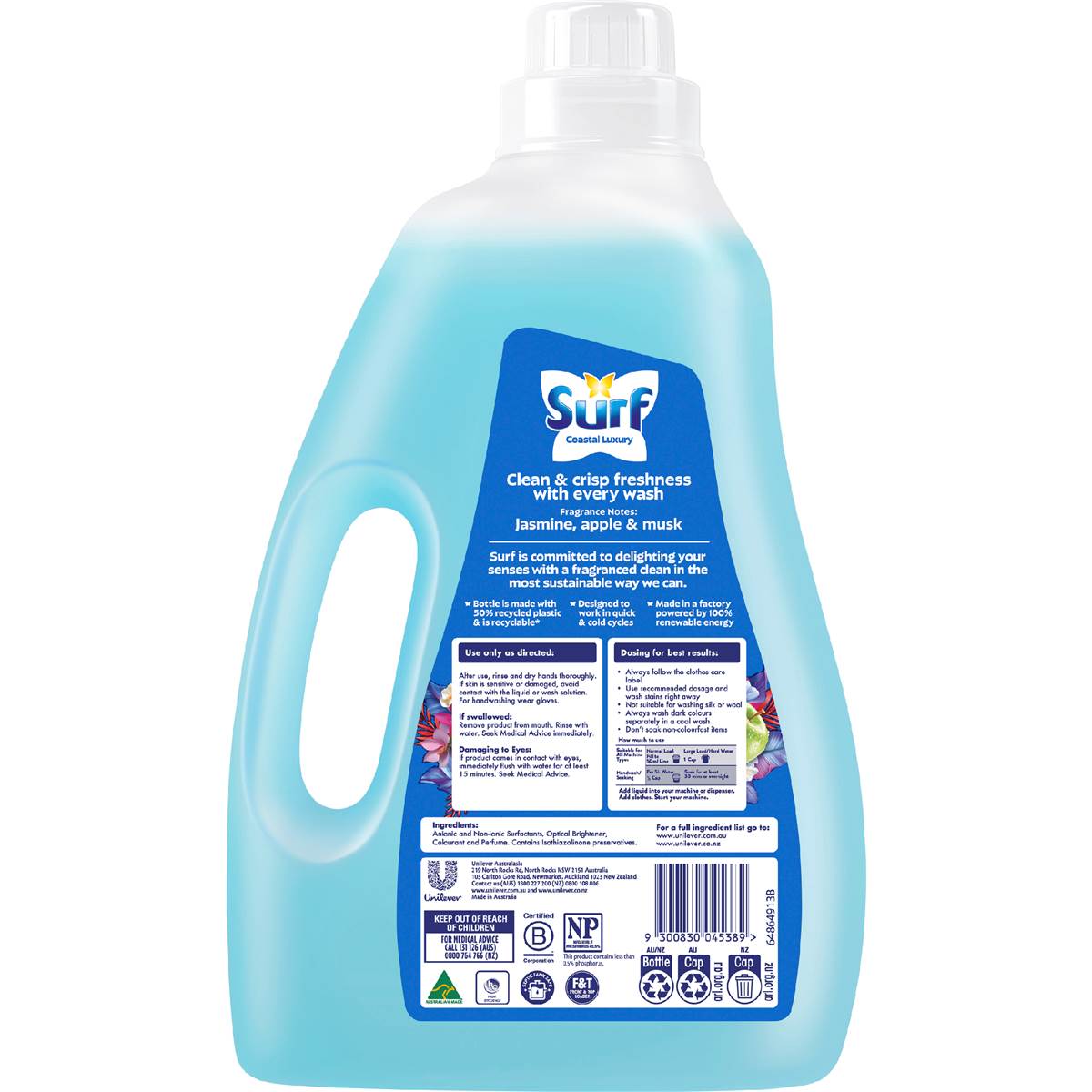 Surf Washing Liquid Coastal Luxury 40 Washes 2 l