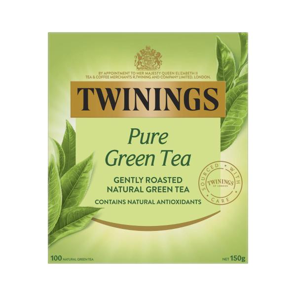 TWININGS TEA GREEN PURE 100 PACK