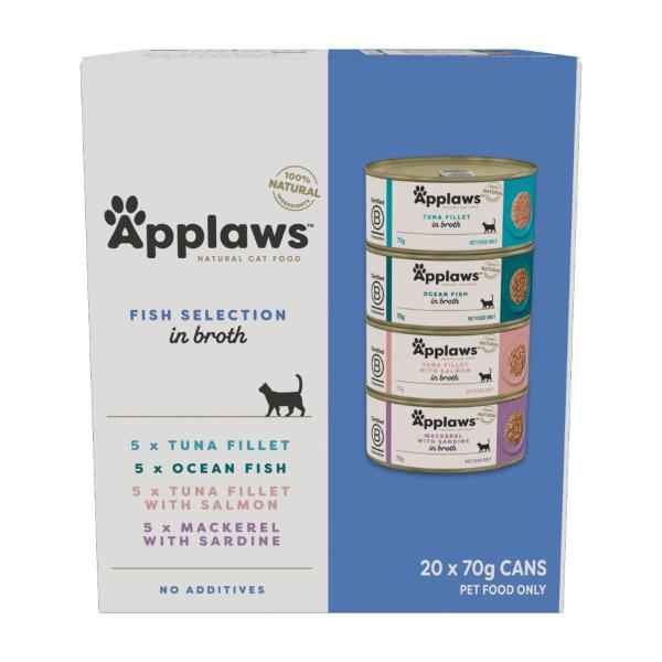 Tin Multipack Cat Food Fish Selection 20x70g