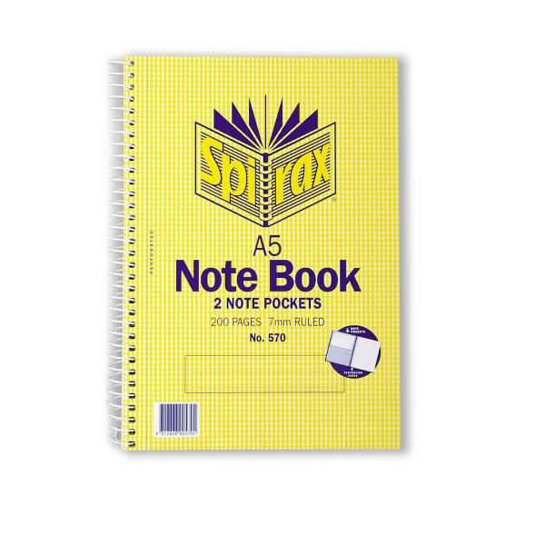 SPIRAX 570 NOTEBOOK A5 200 PAGE