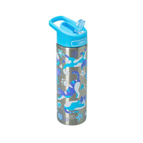 SMASH STAINLESS STEEL COLOUR CHANGE SIPPER