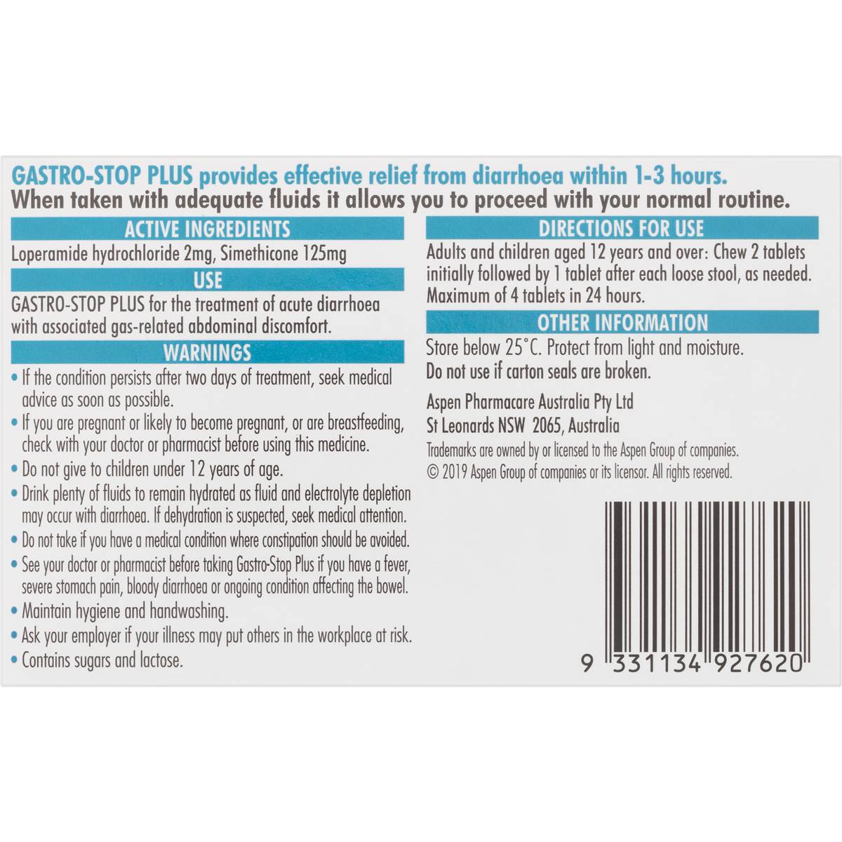 Gastro-Stop Plus 6 Pack