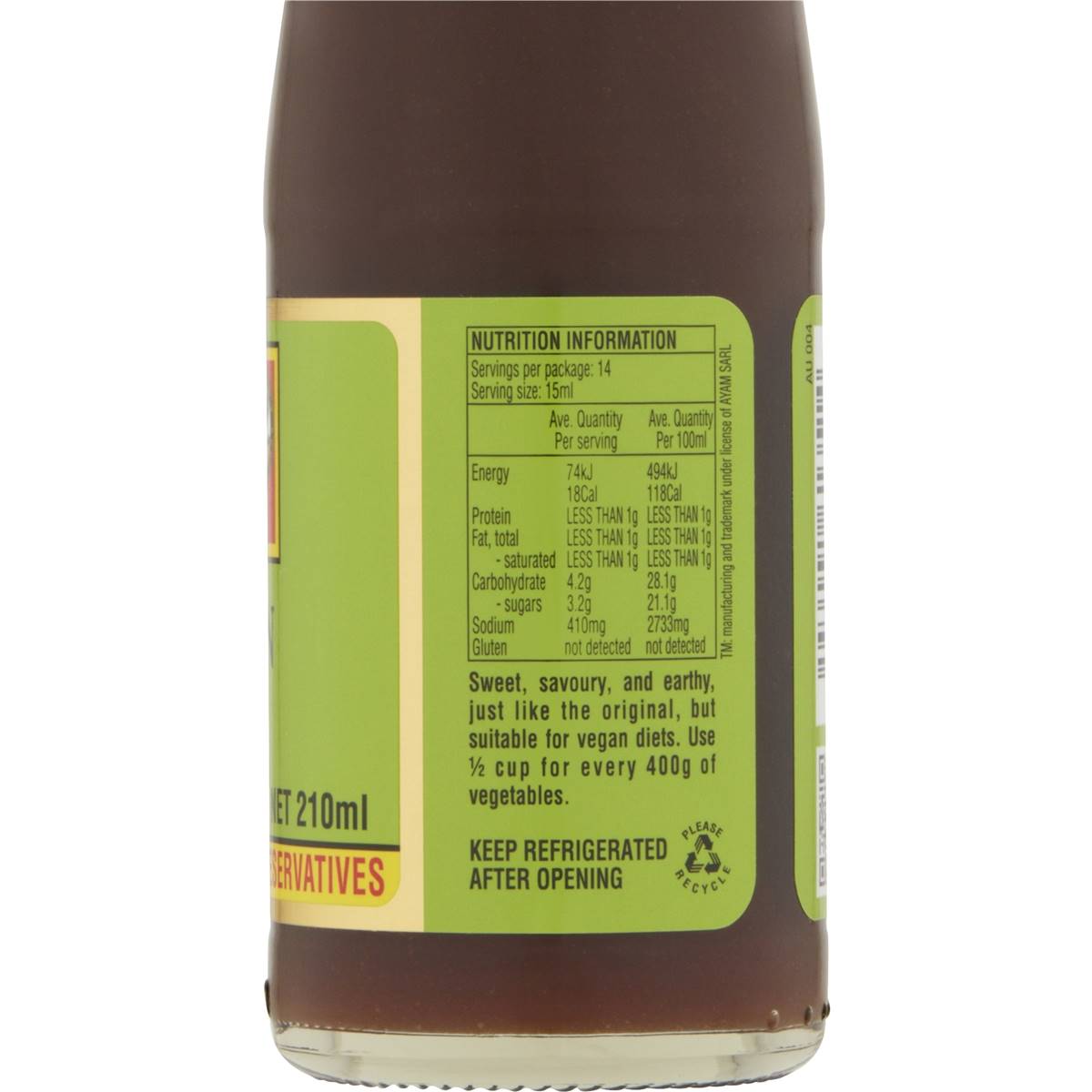 Ayam Vegetarian Oyster Sauce 210ml