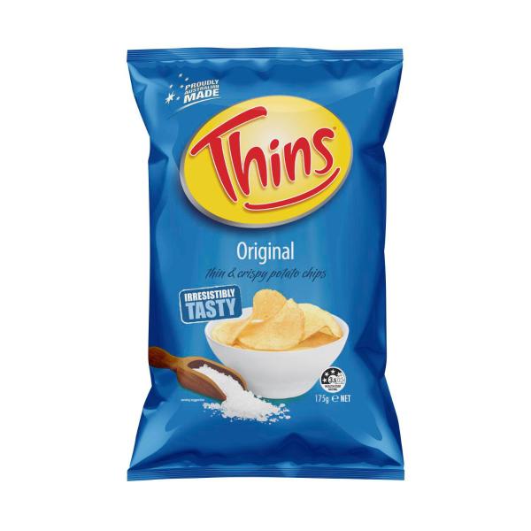 THINS POTATO CHIPS:ORIGINAL:.:175 GRAM