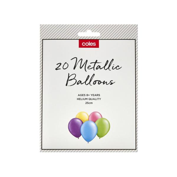 COLES METALLIC BALLOONS