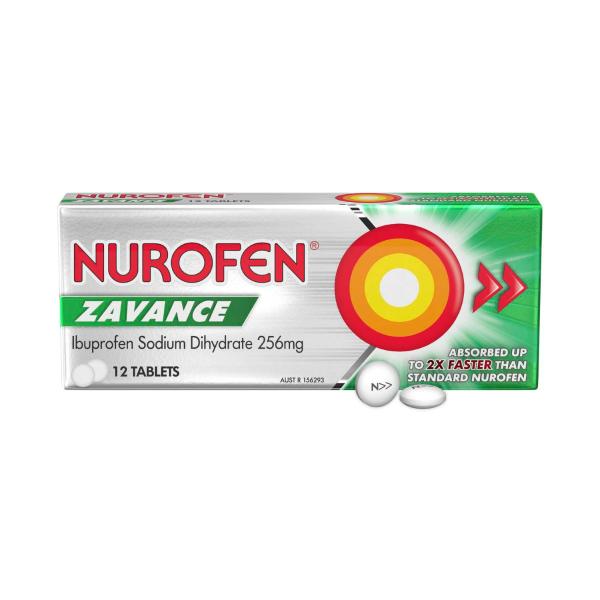 NUROFEN ZAVANCE:TABLETS:.:12PACK
