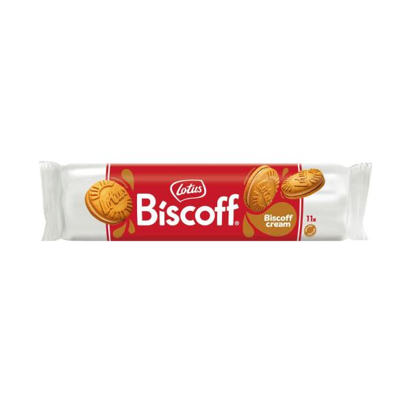 LOTUS BISCOFF SANDWICH CREAM BISCUITS:BISCOFF.:.:110 GRAM