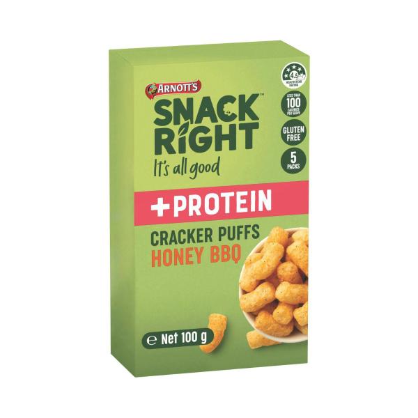 Snackright Multipack Cracker Puffs Honey Bbq