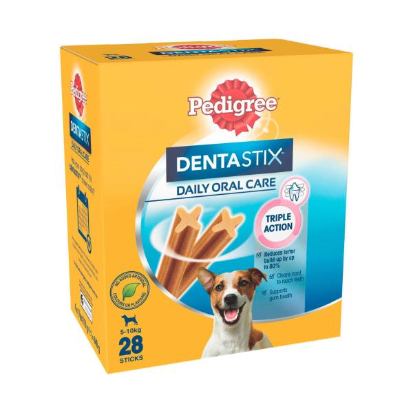 PEDIGREE DENTASTIX SMALL DOG TREATS DAILY ORAL CARE DENTAL CHEWS 28 PACK
