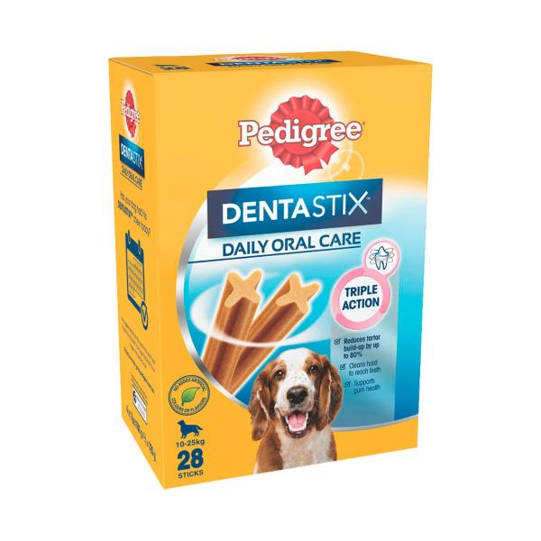 PEDIGREE DENTASTIX MEDIUM DOG TREATS DAILY ORAL CARE DENTAL CHEWS 28 PACK