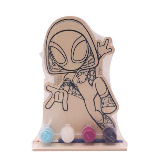 Spidey and His Amazing Friends Paint Your Own Wooden Character - Assorted*
