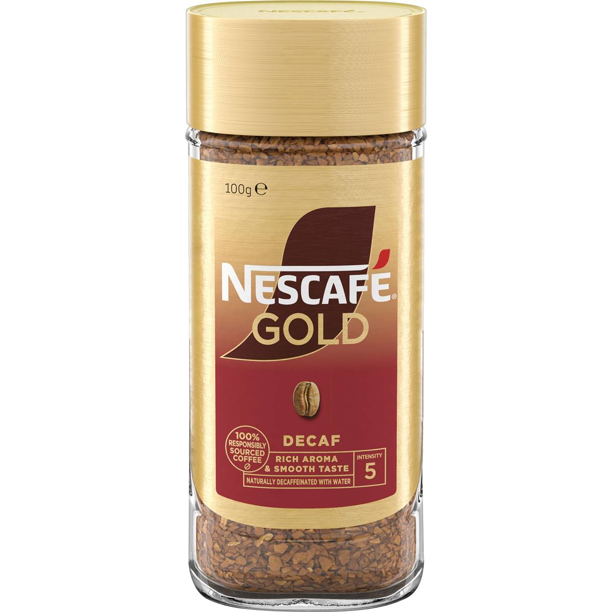 Nescafe Gold Decaf Soluble Instant Coffee 100g
