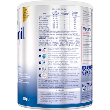 Aptamil Prosyneo Sensitive Baby Infant Formula From 0-12 Months 900g