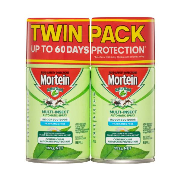 MORTEIN NATURGARD MIK AUTOMATIC SPRAY FRAGRANCE FREE REFILL 304GRAM