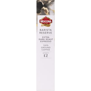 Moccona Barista Reserve Coffee Pods Intense 12 Extra Dark Espresso 10 pack