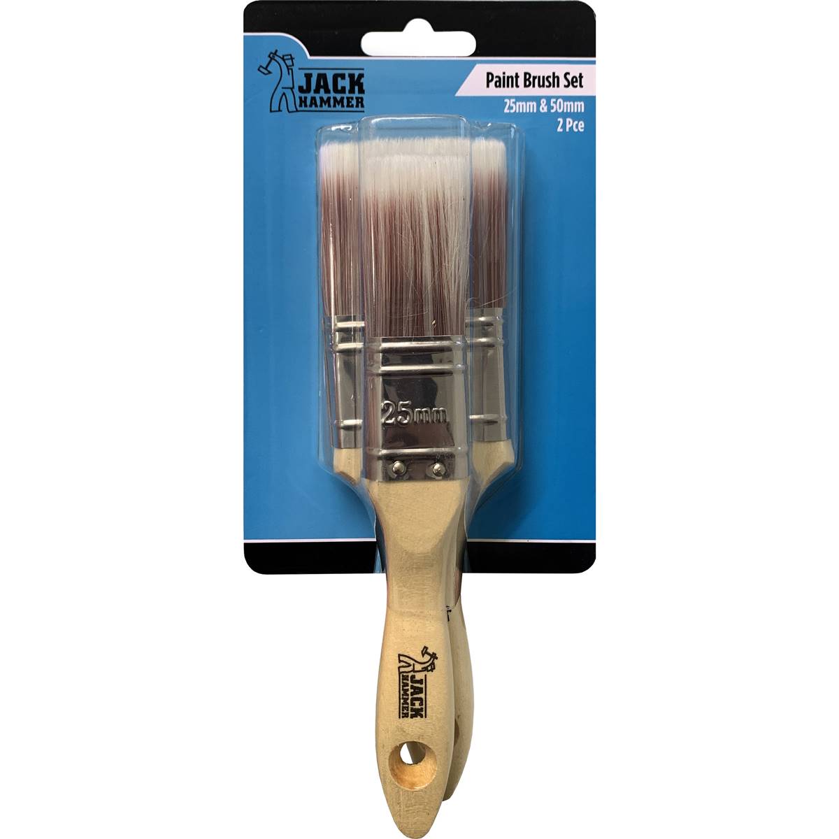 Jack Hammer Paint Brush Twin 25mm/50mm Each