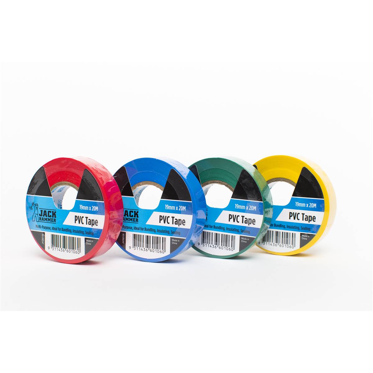 Jack Hammer Pvc Tape 19mm x 20m Each