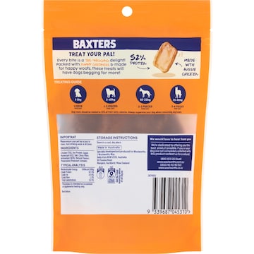 Baxter's Dog Treats Chicken Pieces 100g