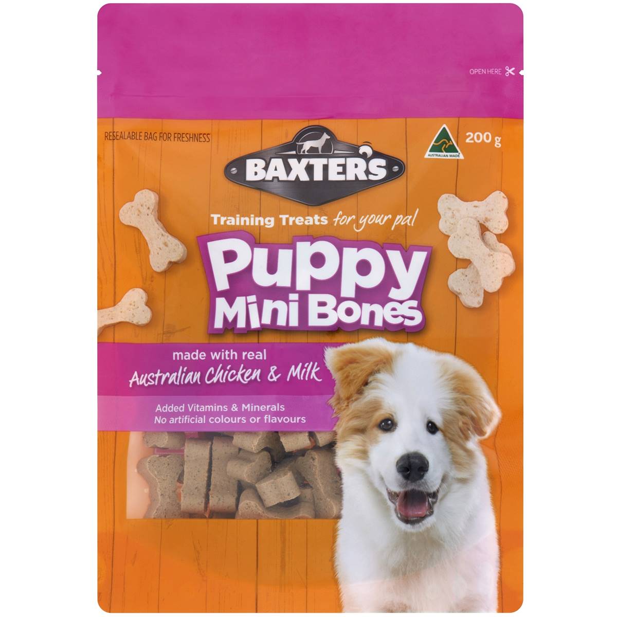 Baxter's Dog Treats Puppy Mini Bones 200g